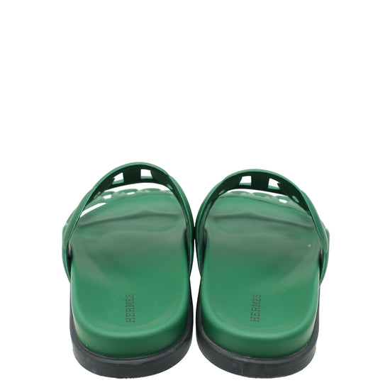 Hermes Vert Cactus Extra Sandal 40