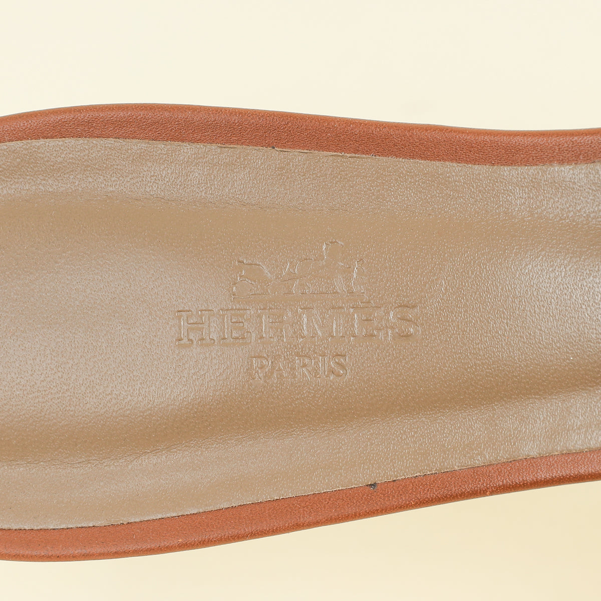 Hermes Gold Oasis Sandal 40