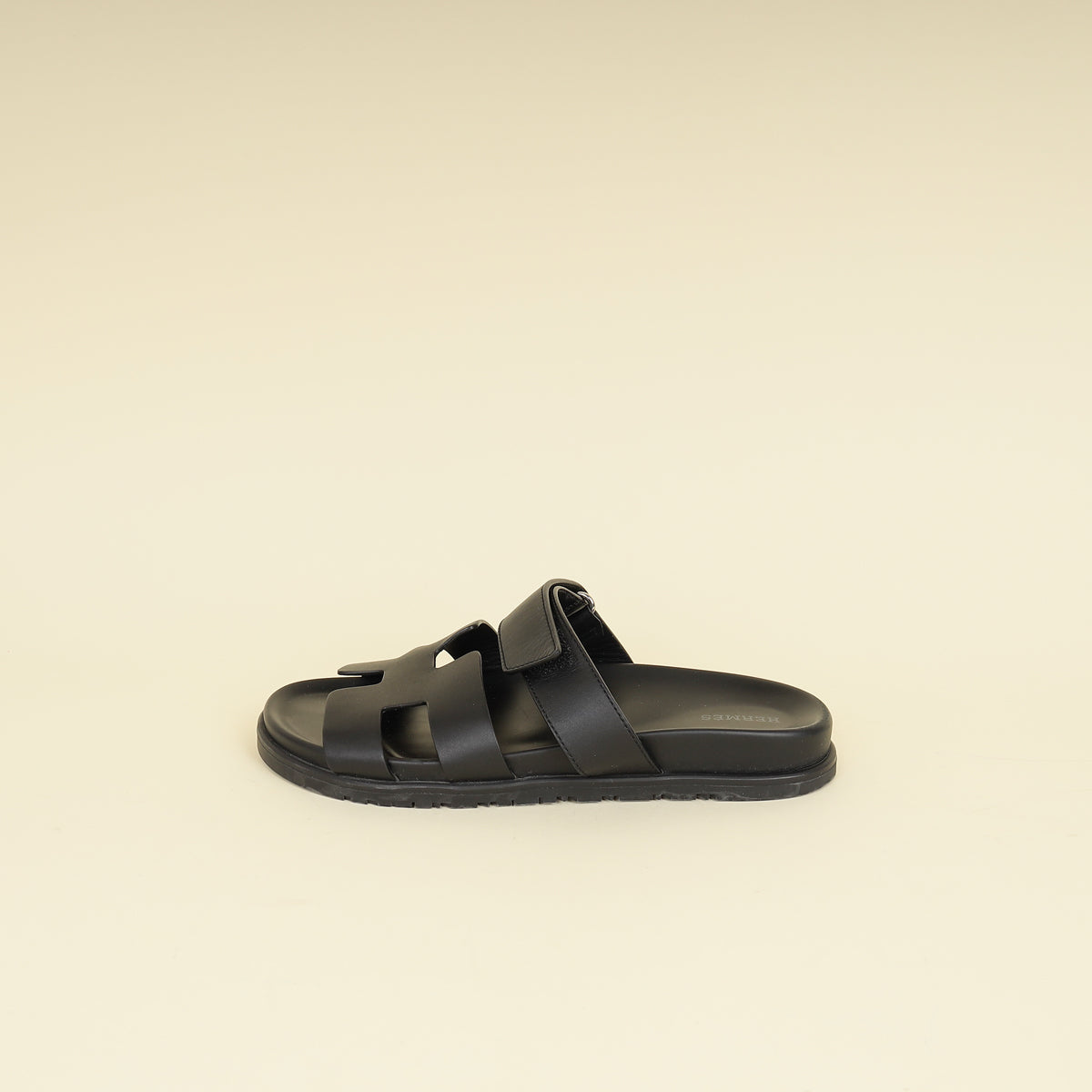Hermes Black Chypre Sandals 40-Hermes-THE CLOSET