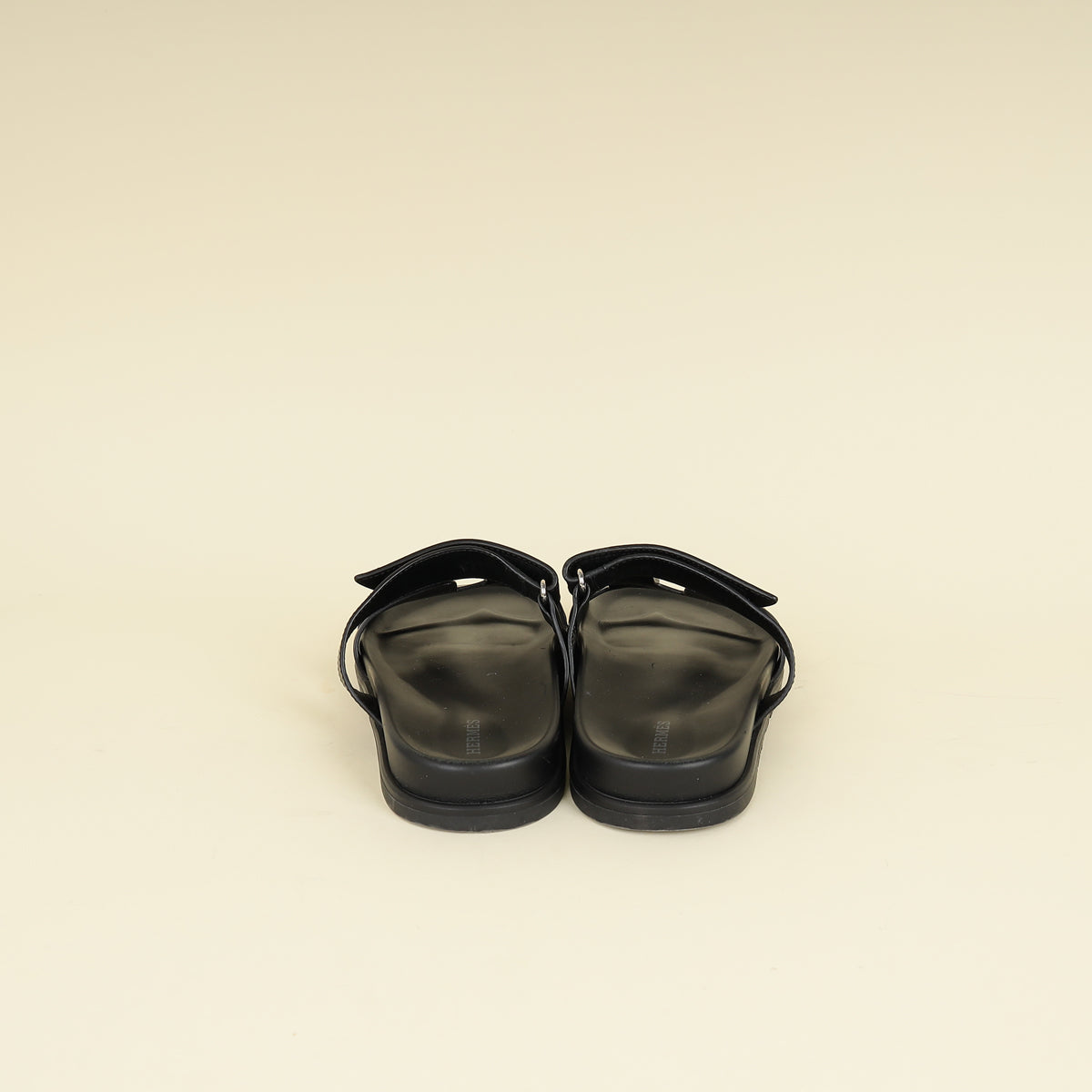 Hermes Black Chypre Sandals 40-Hermes-THE CLOSET
