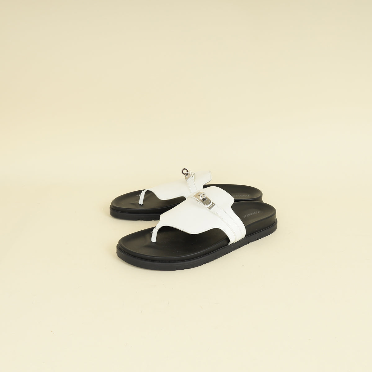 Hermes Blanc Empire Sandal 40
