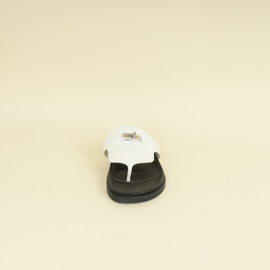 Hermes Blanc Empire Sandal 40