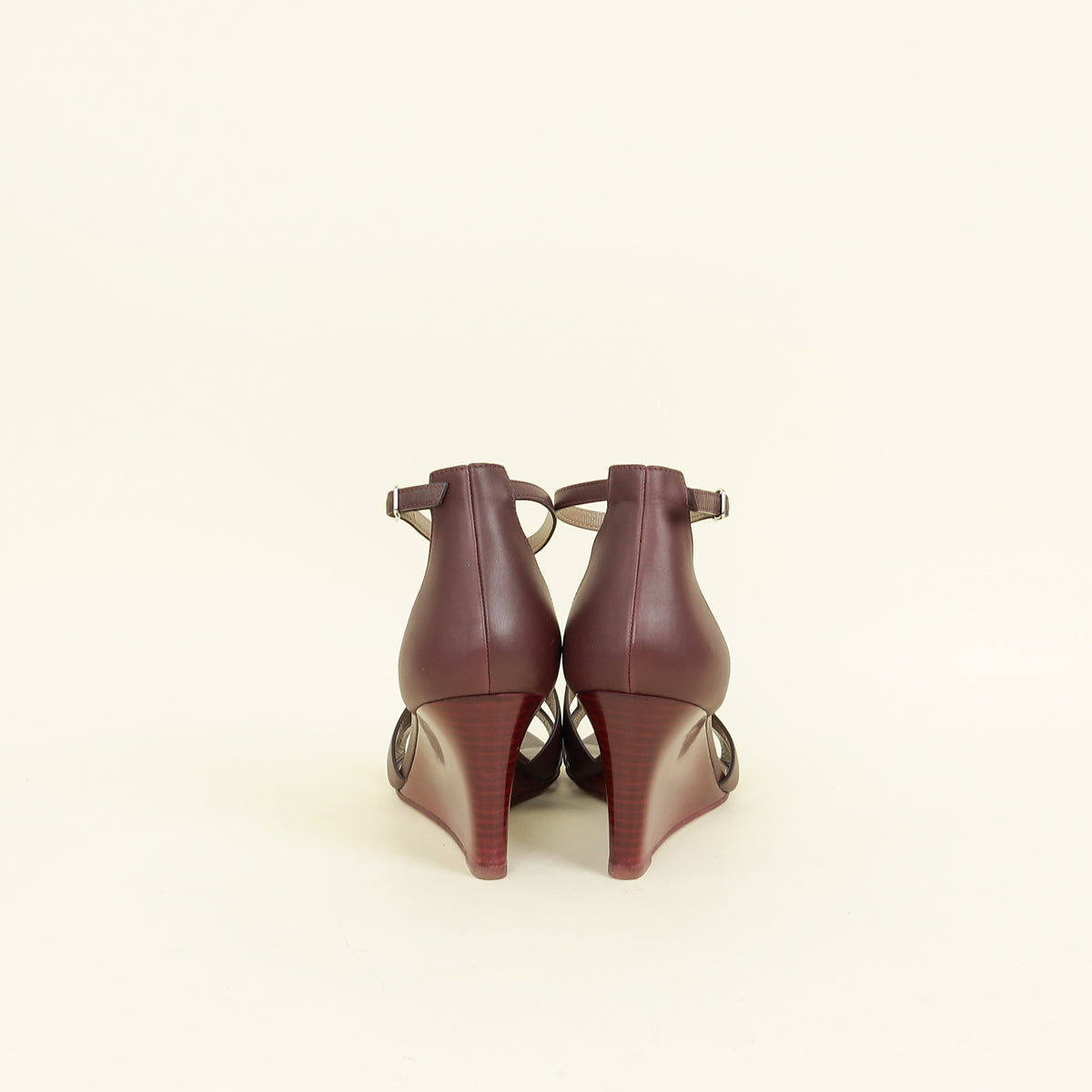 Hermes Bordeaux Legend Sandal 40