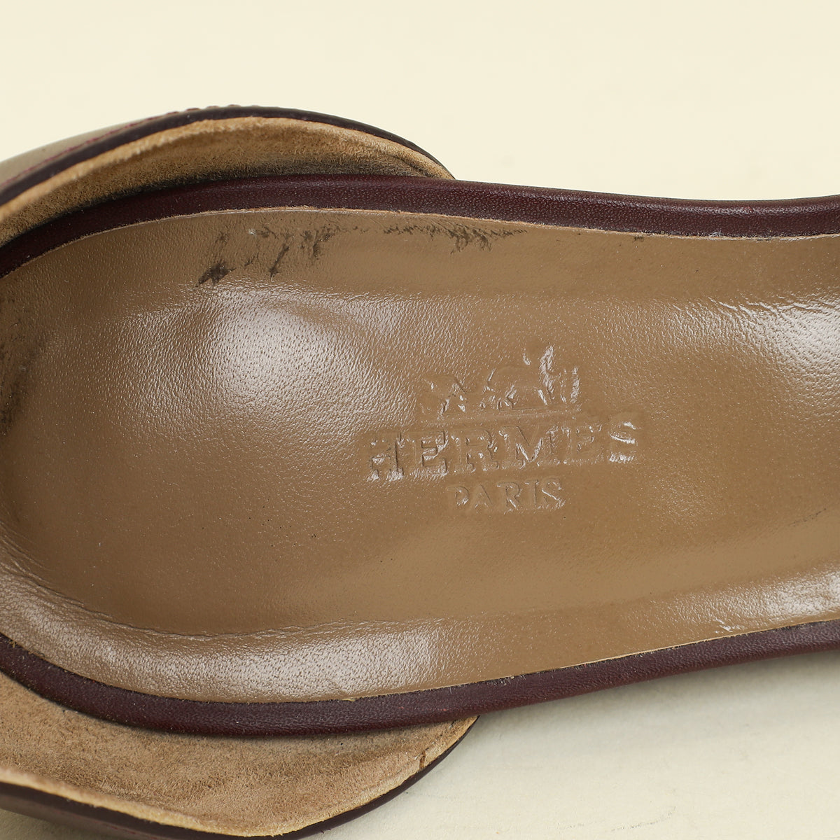 Hermes Bordeaux Legend Sandal 40