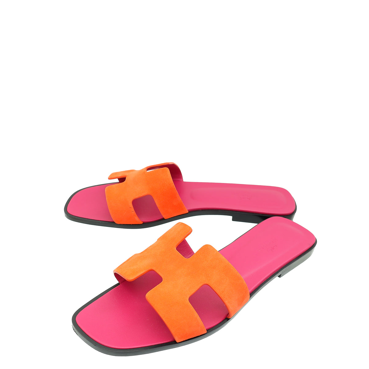 Hermes Bicolor Oran Sandals 40-Hermes-THE CLOSET
