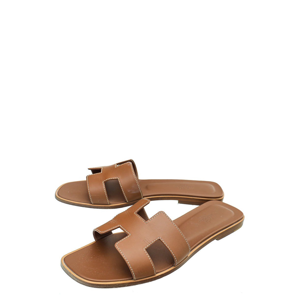 Hermes Gold Oran Sandal 40-Hermes-THE CLOSET
