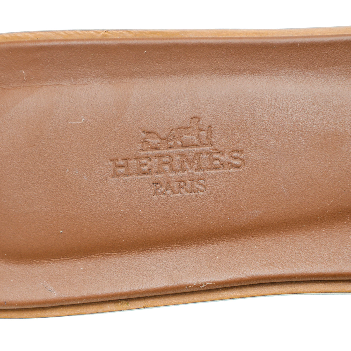 Hermes Gold Oran Sandal 40