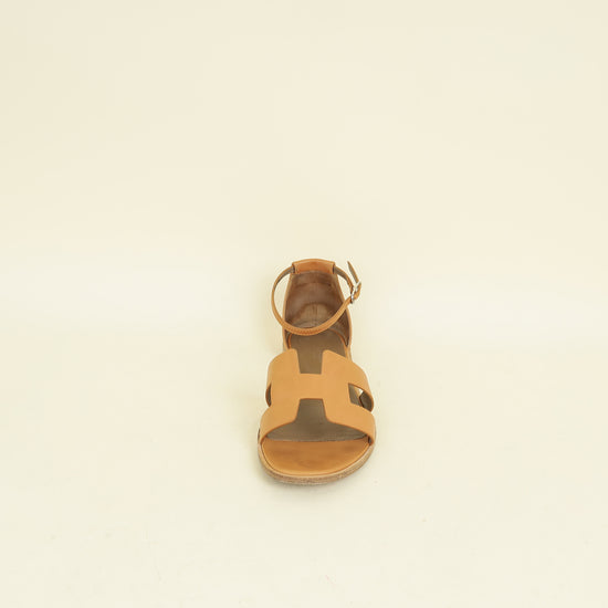 Hermes Naturel Santorini Sandals 40