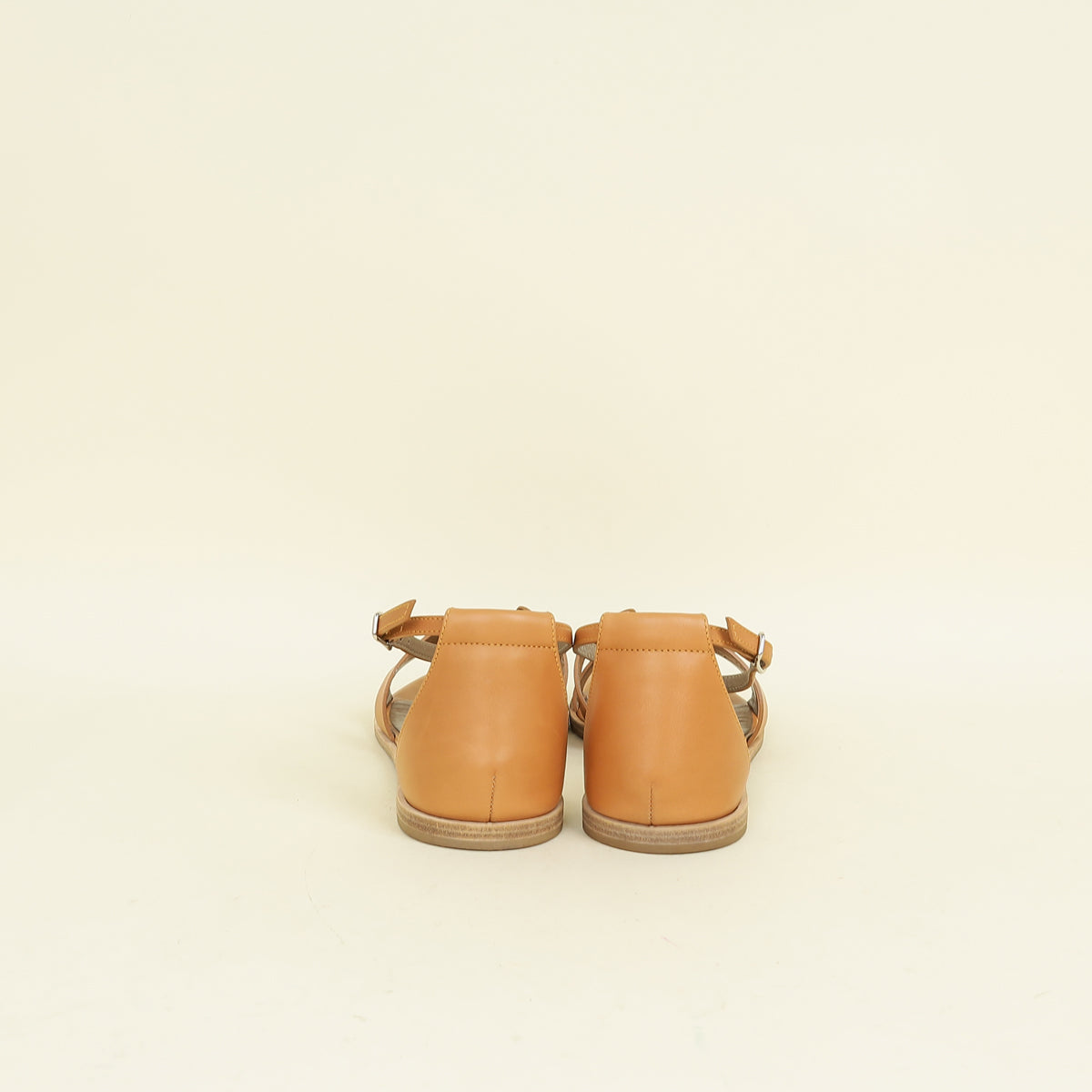 Hermes Naturel Santorini Sandals 40