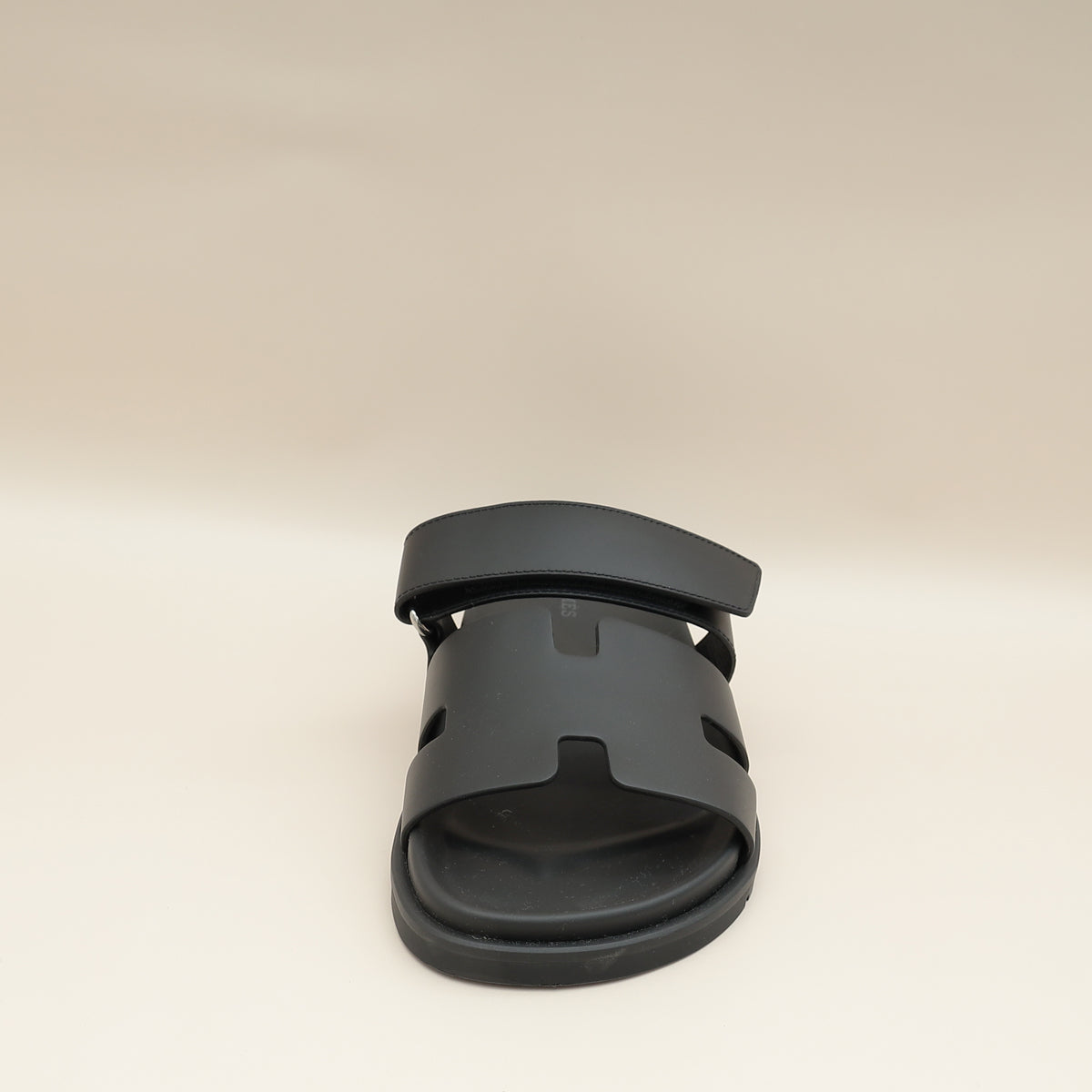 Hermes Noir Chypre Sandal 40-Hermes-THE CLOSET