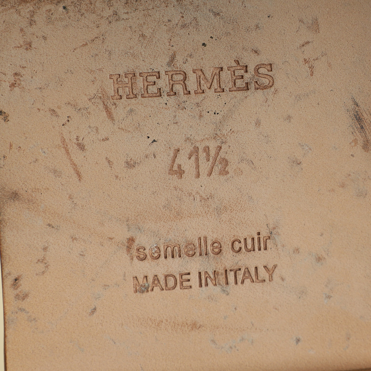 Hermes Bicolor Oran Sandal 41.5