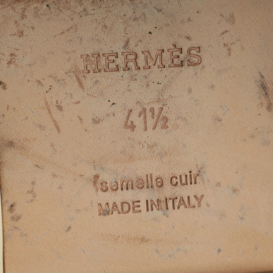 Hermes Bicolor Oran Sandal 41.5