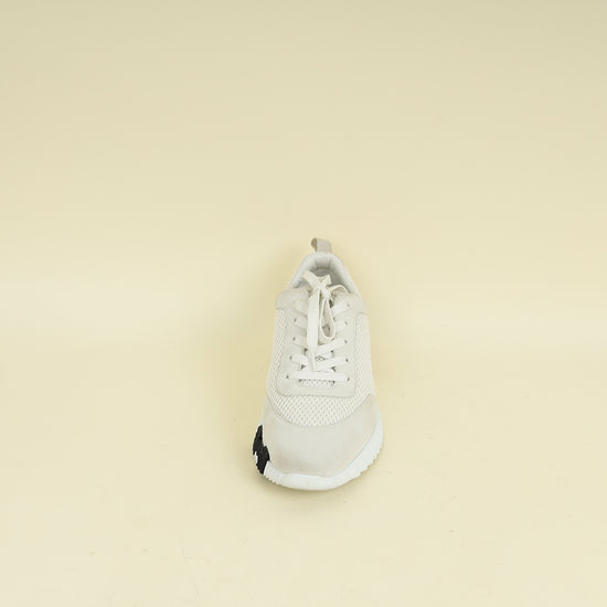 Hermes Blanc Bouncing Sneaker 41