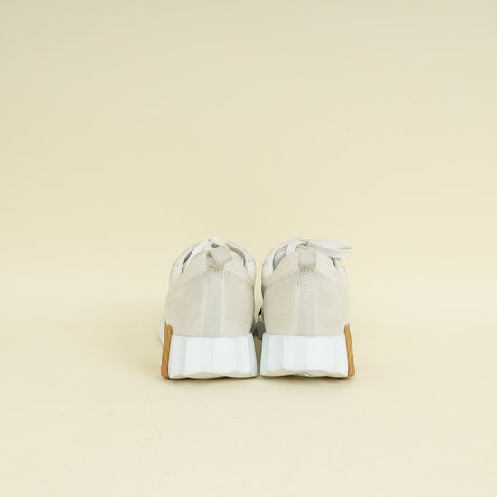 Hermes Blanc Bouncing Sneaker 41