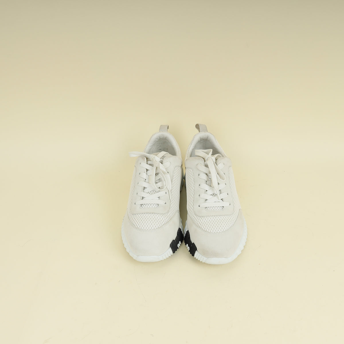 Hermes Blanc Bouncing Sneaker 41