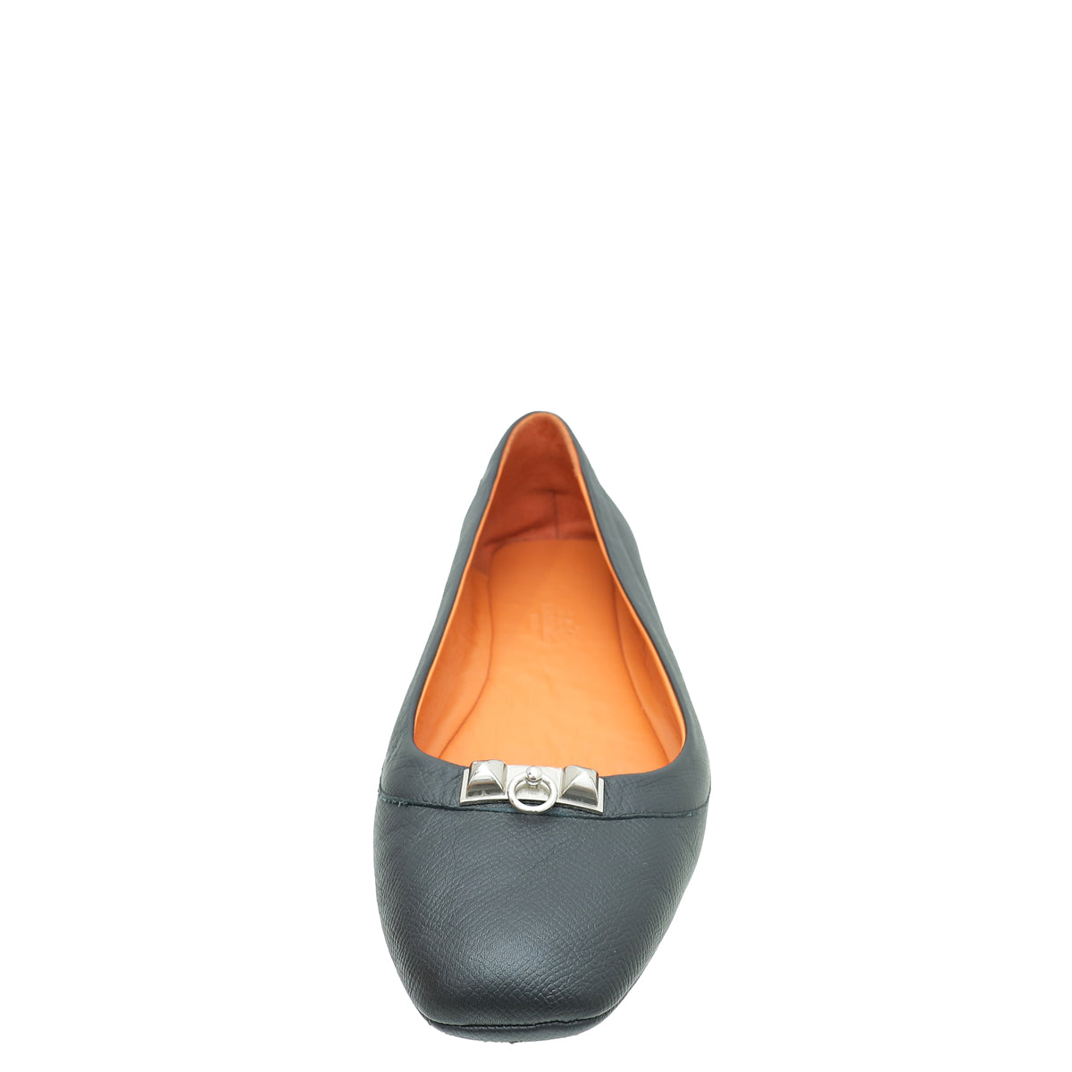 Hermes Noir Liberty Ballerina Flats 41-Hermes-THE CLOSET
