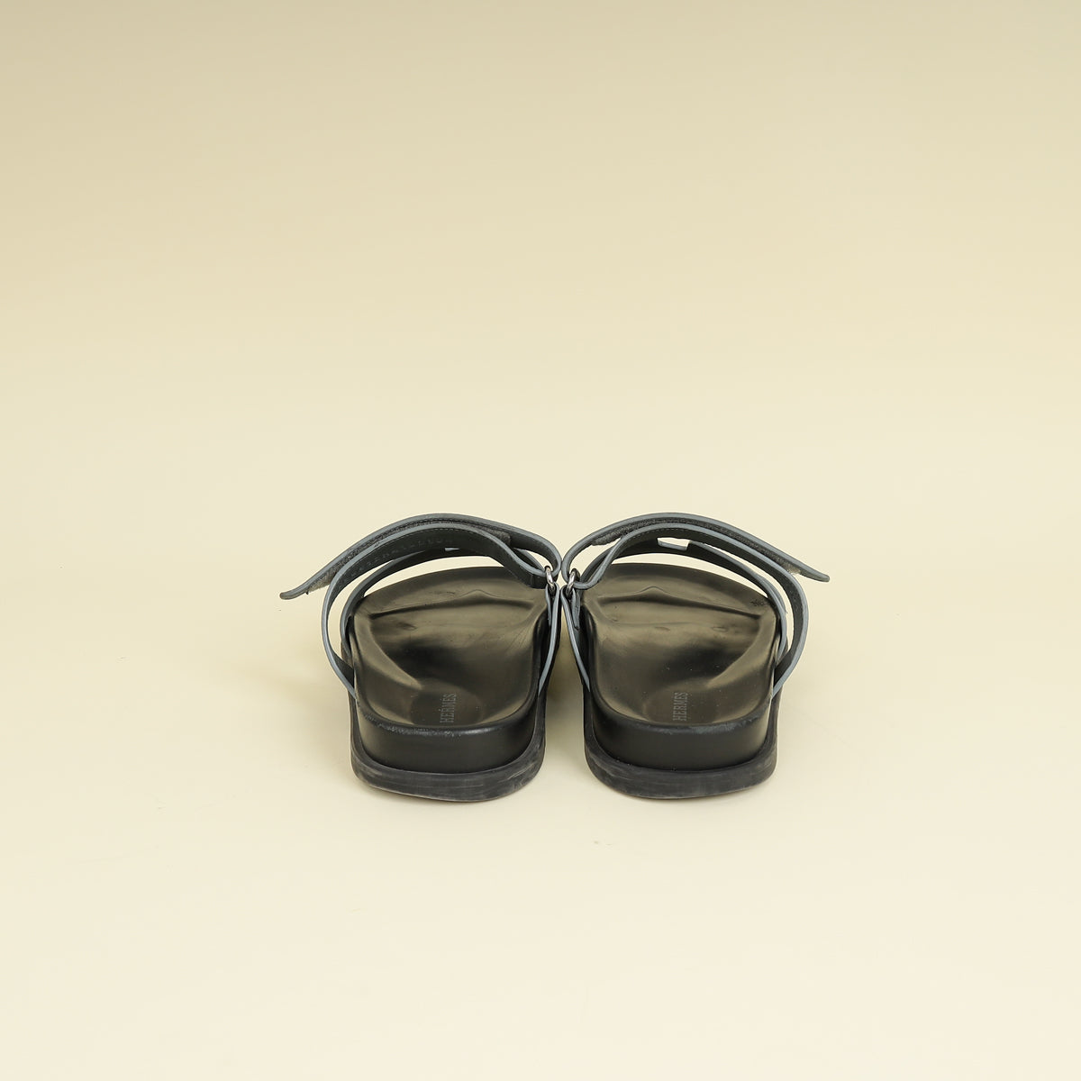 Hermes Gris Antartique Chypre Sandals 41