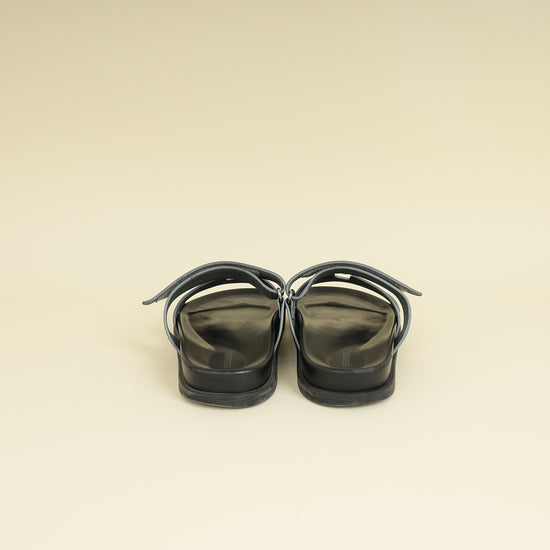 Hermes Gris Antartique Chypre Sandals 41