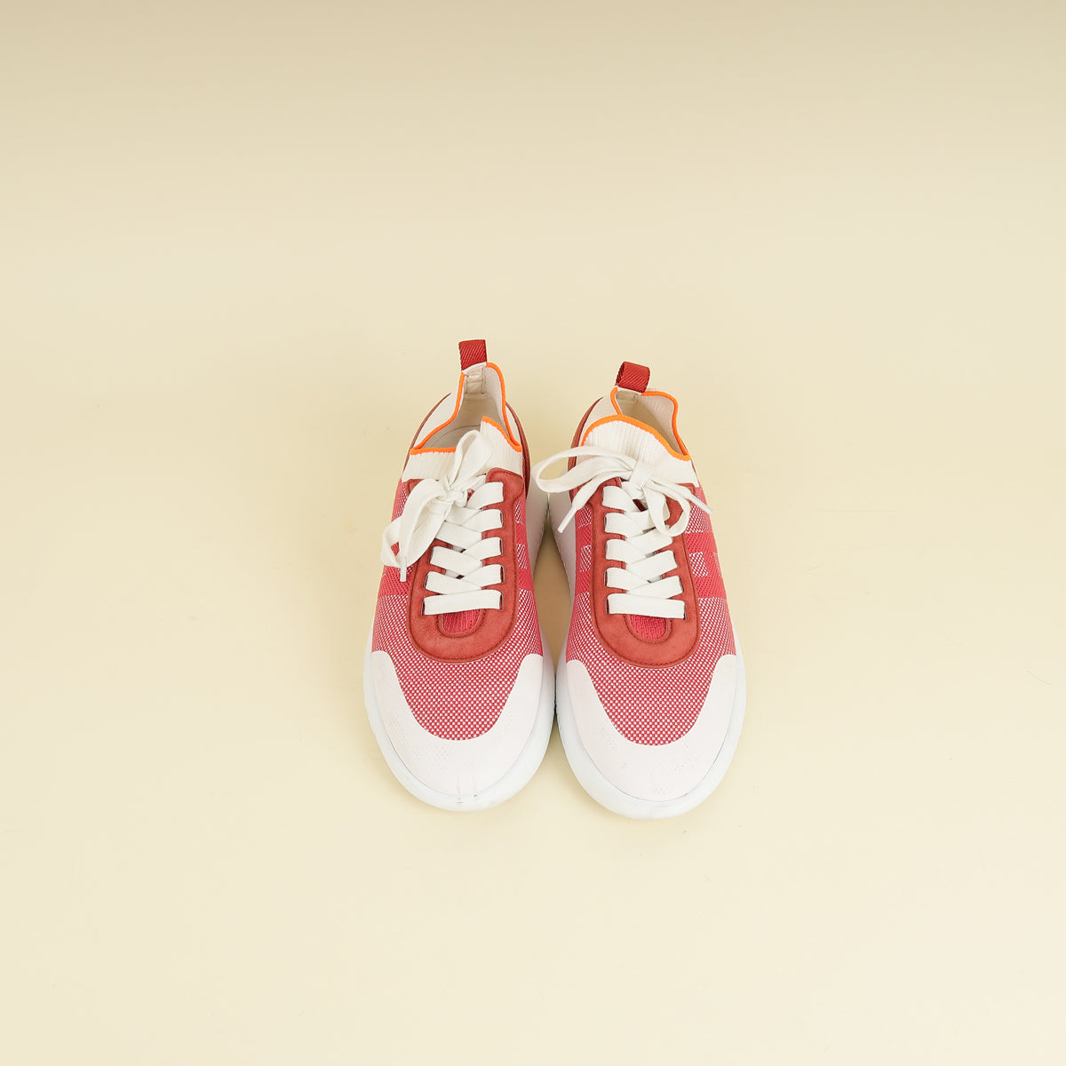 Hermes Multicolor Rose Crew Sneakers 41-Hermes-THE CLOSET