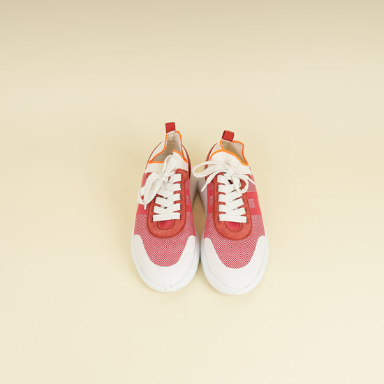 Hermes Multicolor Rose Crew Sneakers 41-Hermes-THE CLOSET