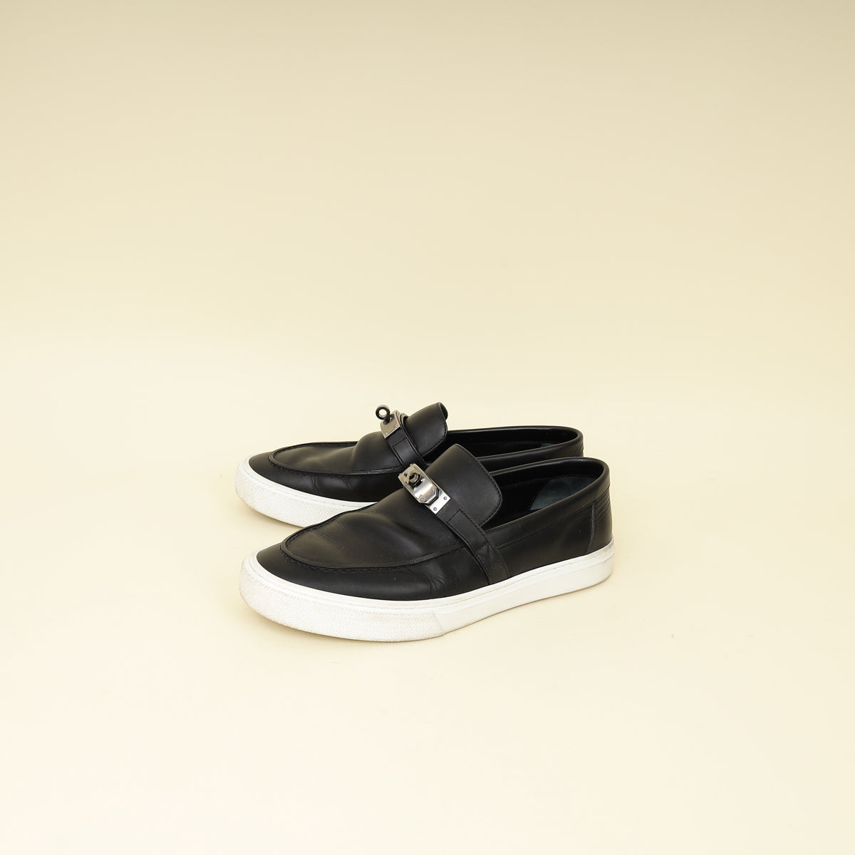 Hermes Black Game Slip-On Sneaker 41-Hermes-THE CLOSET