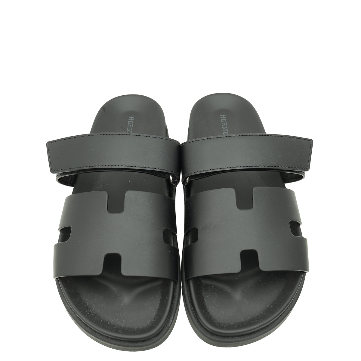 Hermes Noir Chypre Sandal 41