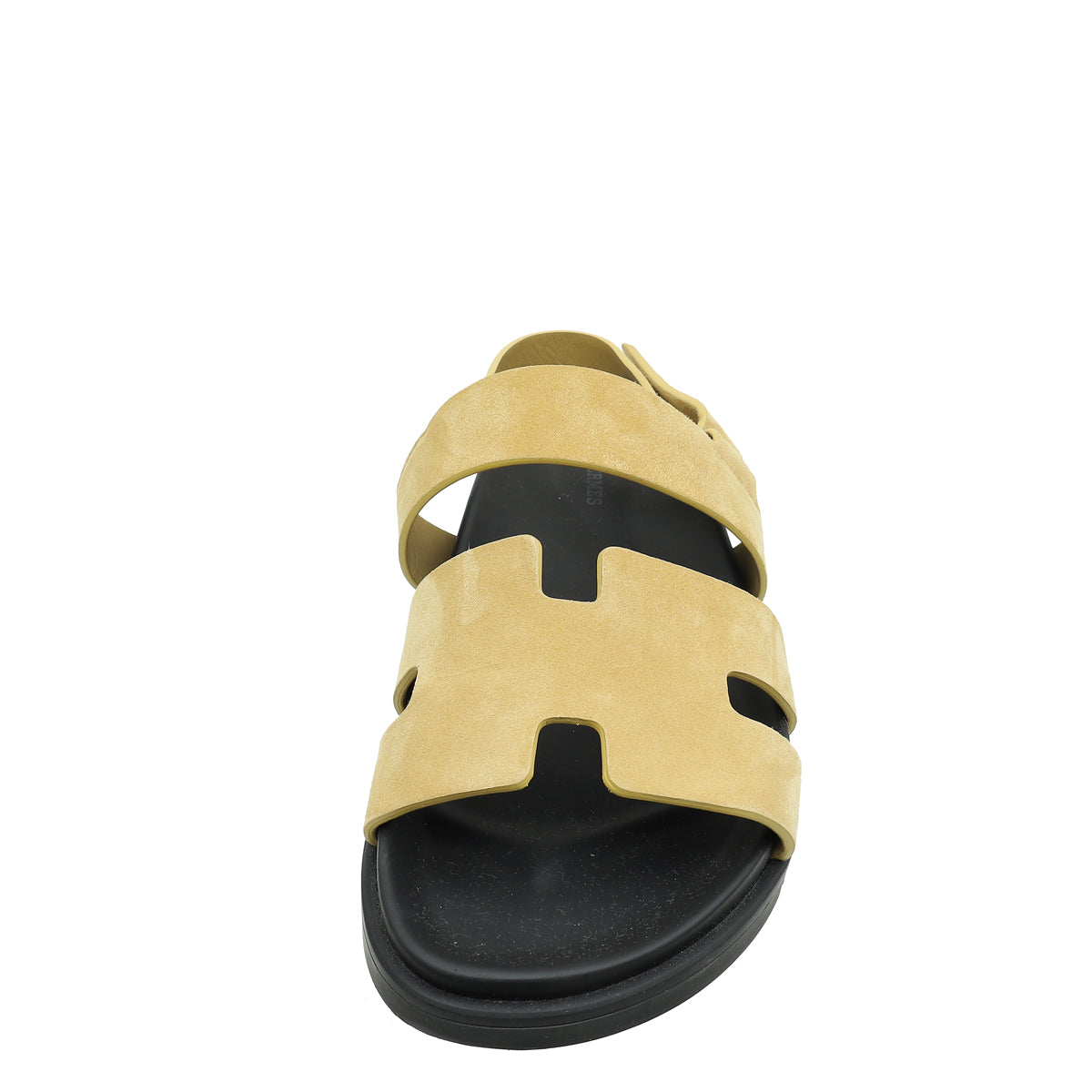 Hermes Beige Lin Suede Goatskin Genius Sandal 41-Hermes-THE CLOSET