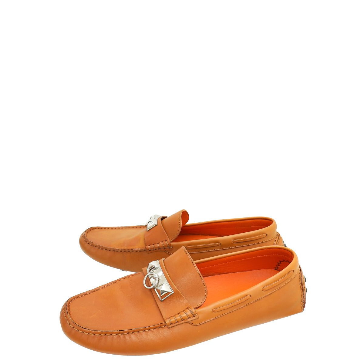 Hermes Gold Irving Loafer 41-Hermes-THE CLOSET