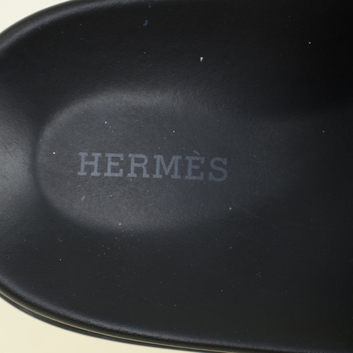Hermes Noir Chypre Men's Sandal 42.5