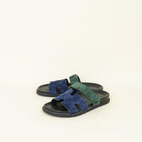 Hermes Bicolor Chypre Sandals 42.5