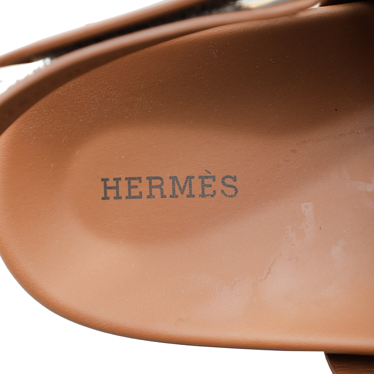 Hermes Gold Electric Sandal 42