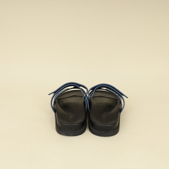 Hermes Bleu Turquin Chypre Sandal Men's 42-Hermes-THE CLOSET