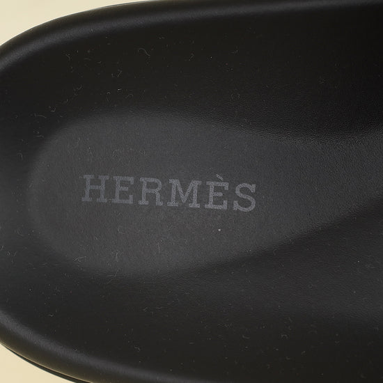 Hermes Bleu Turquin Chypre Sandal Men's 42-Hermes-THE CLOSET