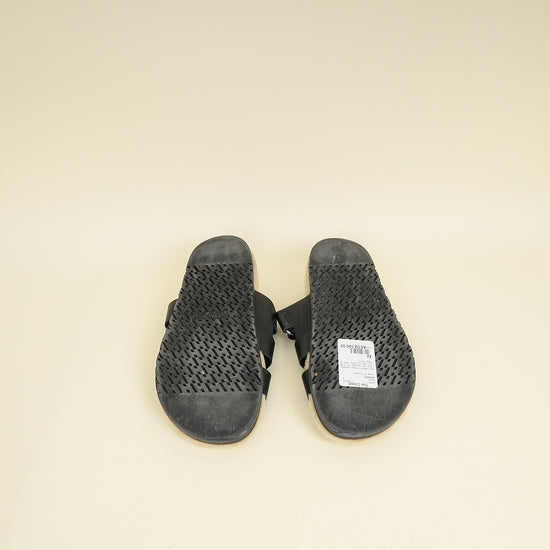 Hermes Bicolor Chypre Sandal With Shearling 42