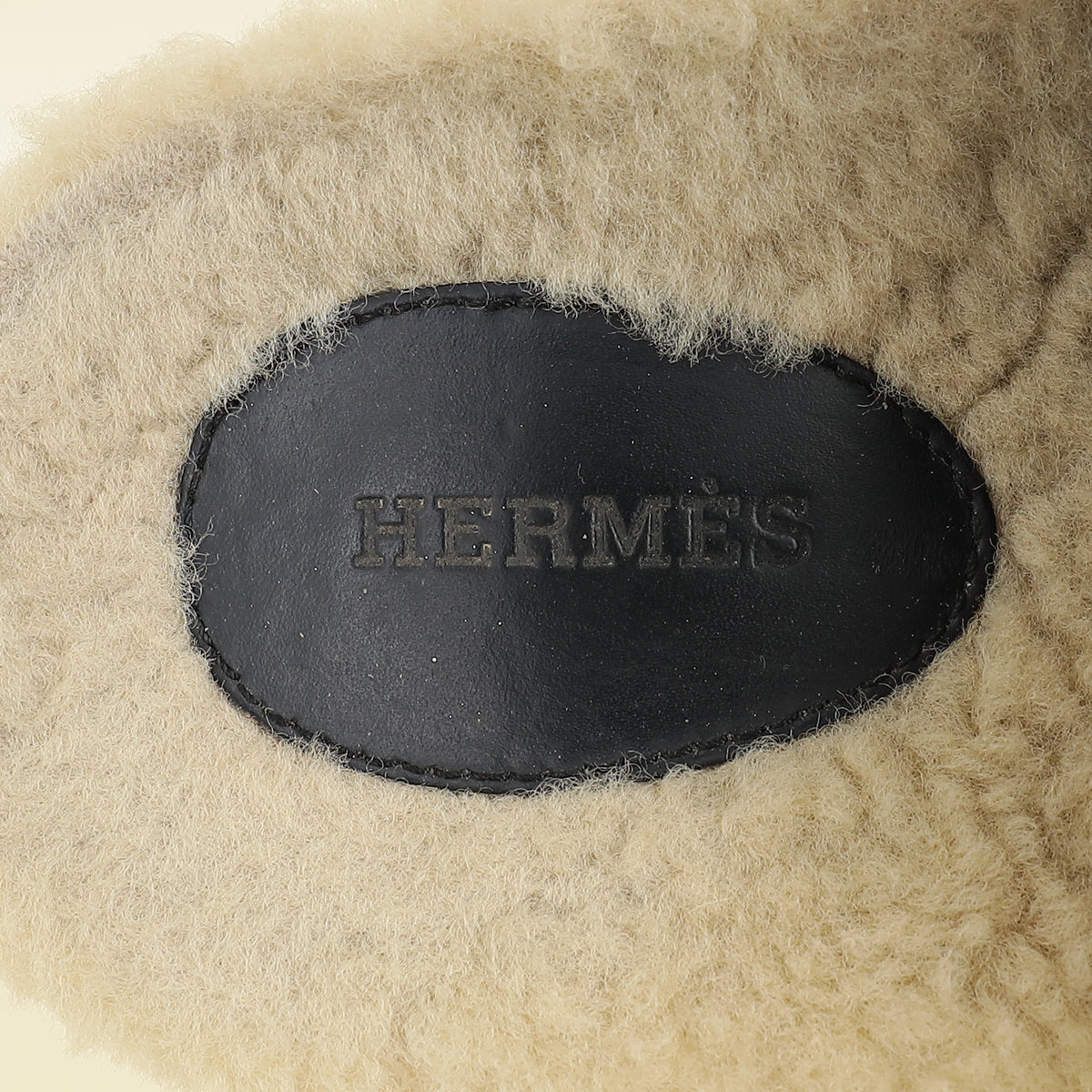 Hermes Bicolor Chypre Sandal With Shearling 42