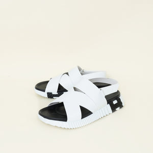 Hermes Blanc Electric Sandal 44