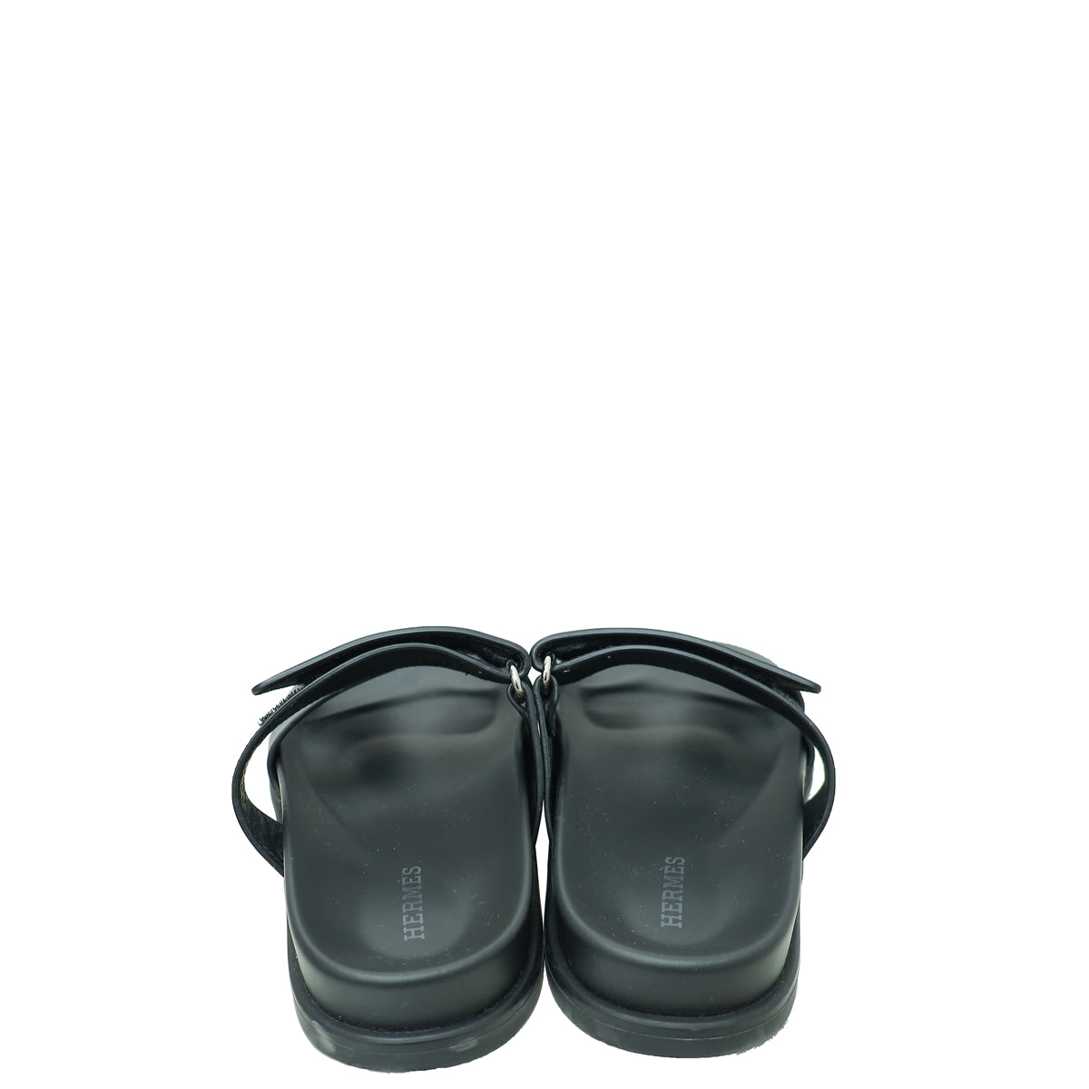 Hermes Noir Chypre Sandal 34.5