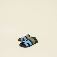 Hermes Bicolor Chypre Sandals 35.5
