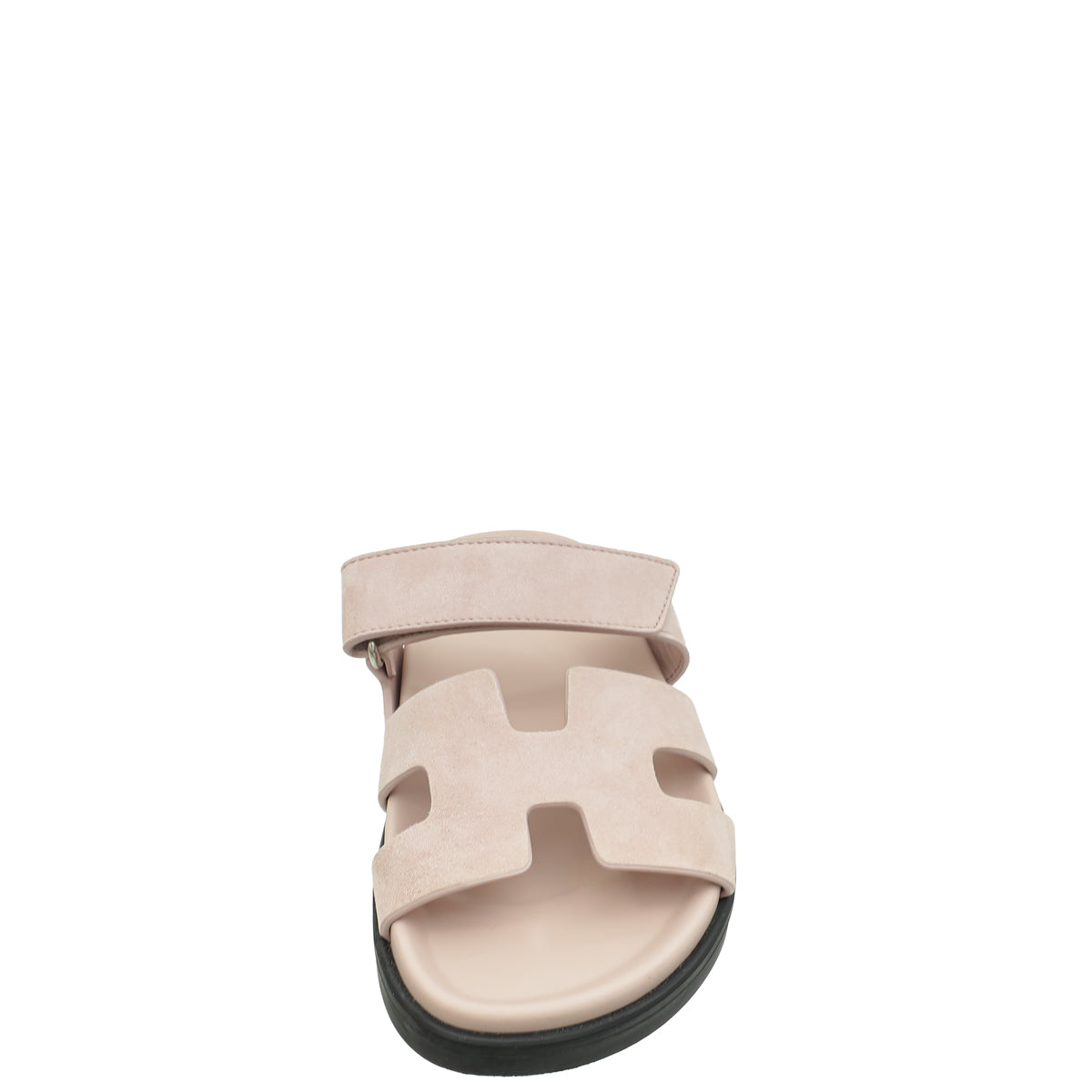Hermes Rose Porcelaine Chypre Suede Goatskin Sandal 36.5-Hermes-THE CLOSET