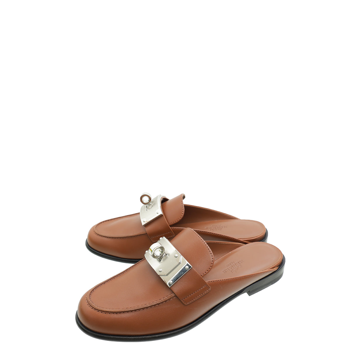 Hermes Gold Iota Mule 36.5-Hermes-THE CLOSET