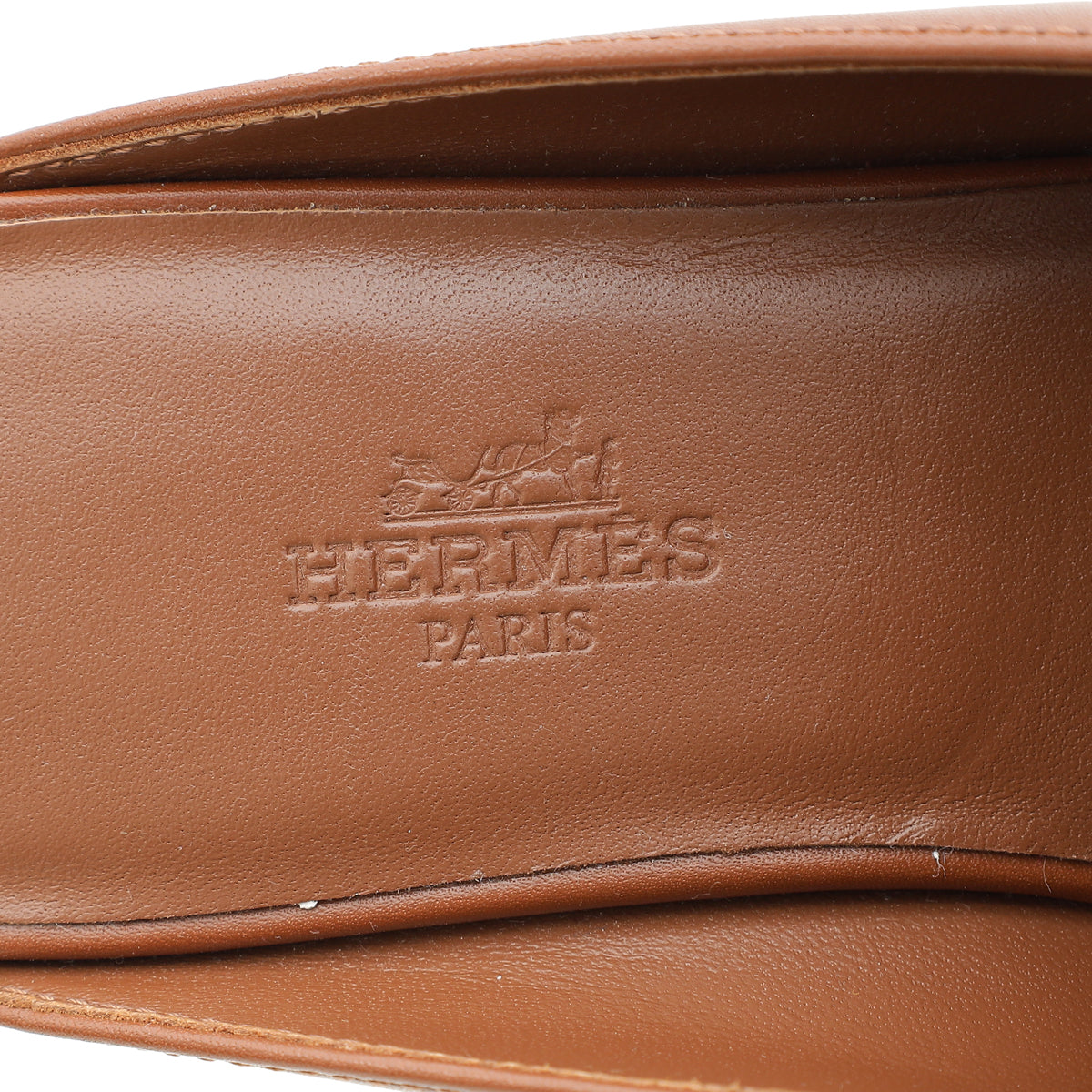 Hermes Gold Iota Mule 36.5