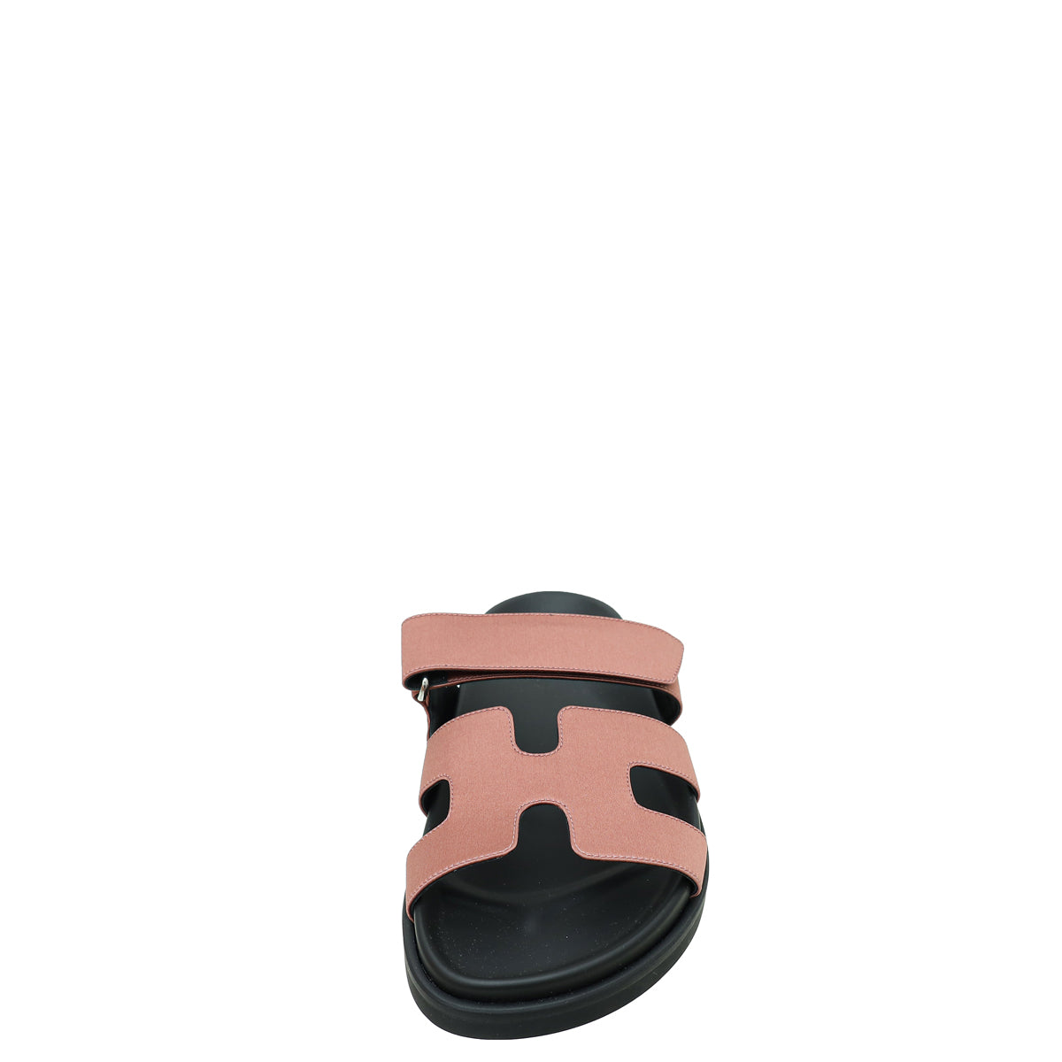 Hermes Bois De Rose Satin Chypre Sandals 36.5-Hermes-THE CLOSET