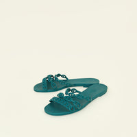 Hermes Green Chaine d'Ancre Rivage Sandals 36