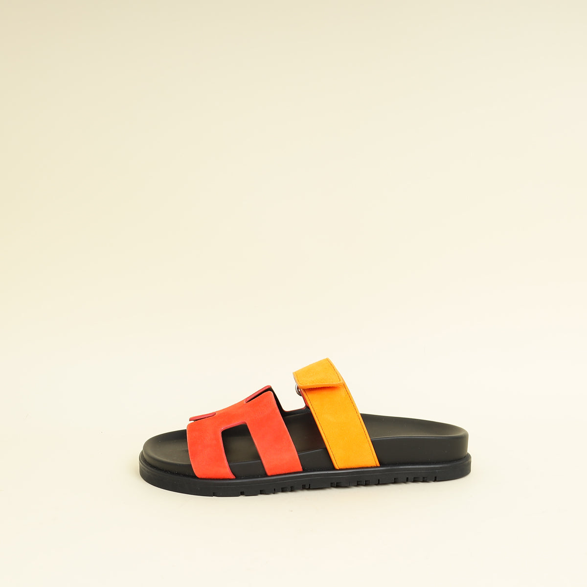 Hermes Bicolor Chypre Sandals 36
