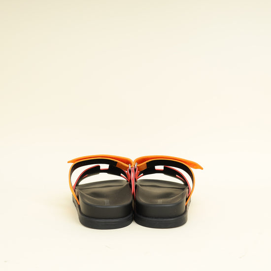 Hermes Bicolor Chypre Sandals 36