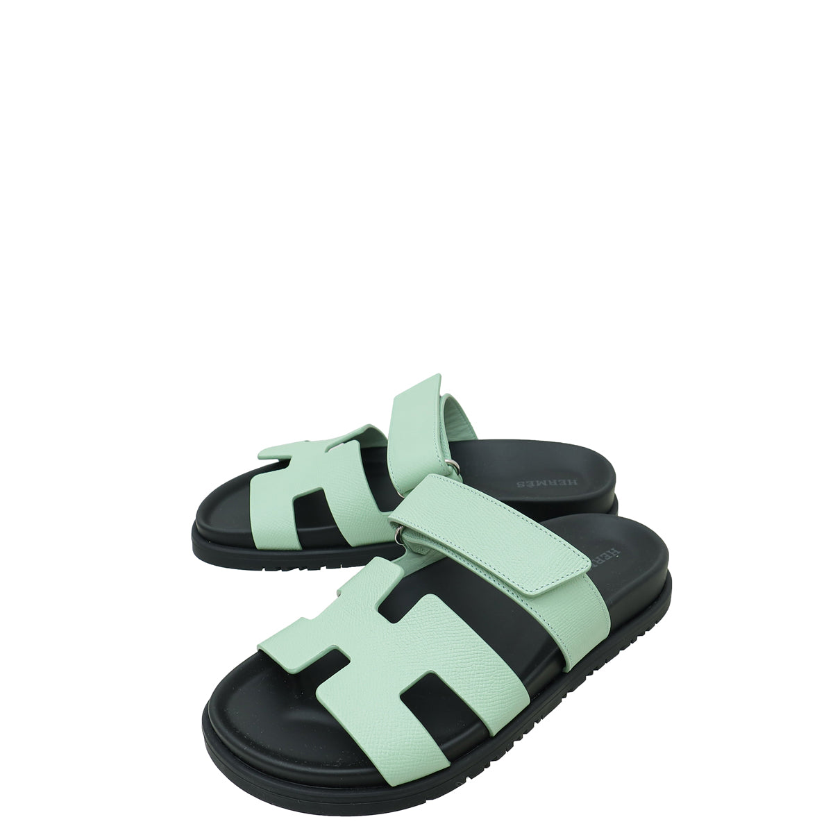 Hermes Vert Jade Chypre Sandals 36
