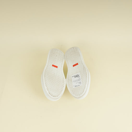 Hermes Blanc Game Slip-On Sneaker 37.5