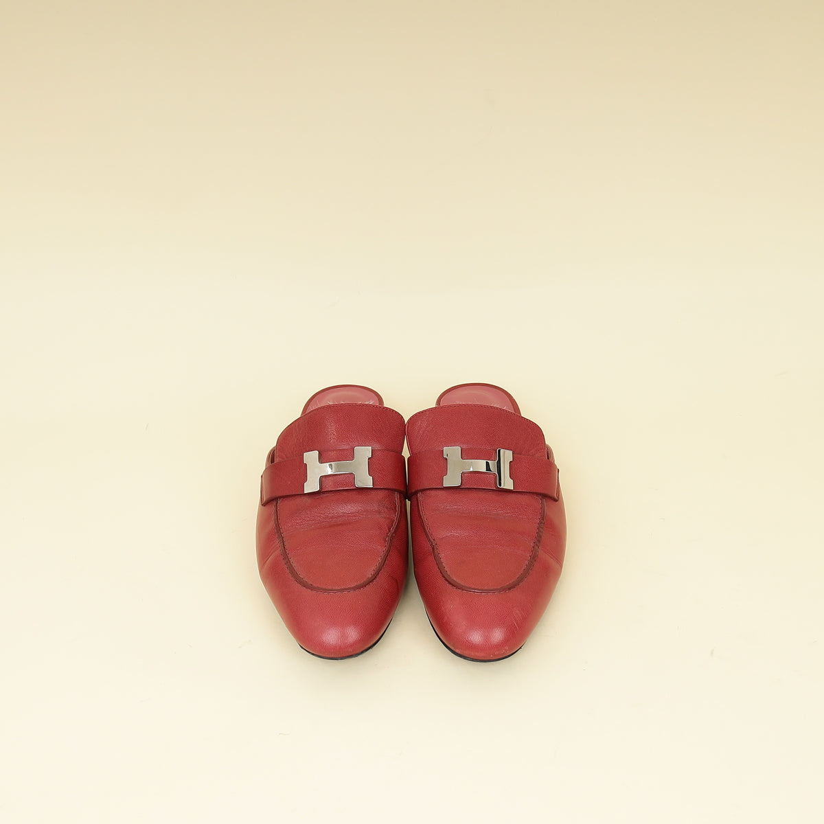 Hermes Rose De Venise Trocadero Mules 37.5 – THE CLOSET
