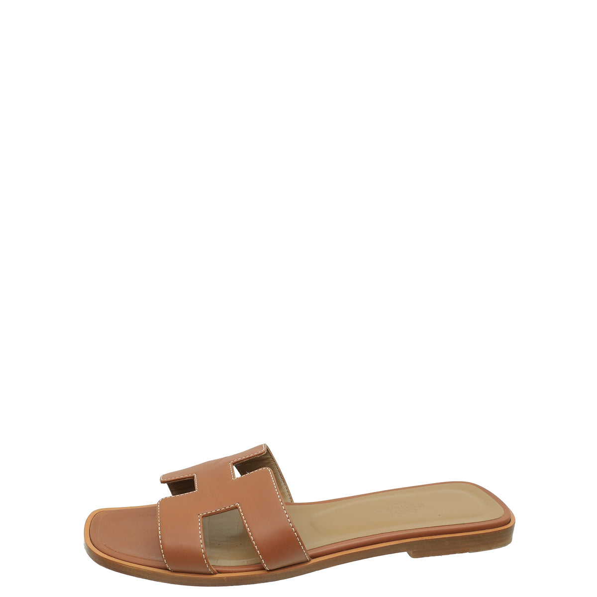 Hermes Gold Oran Sandal 37.5