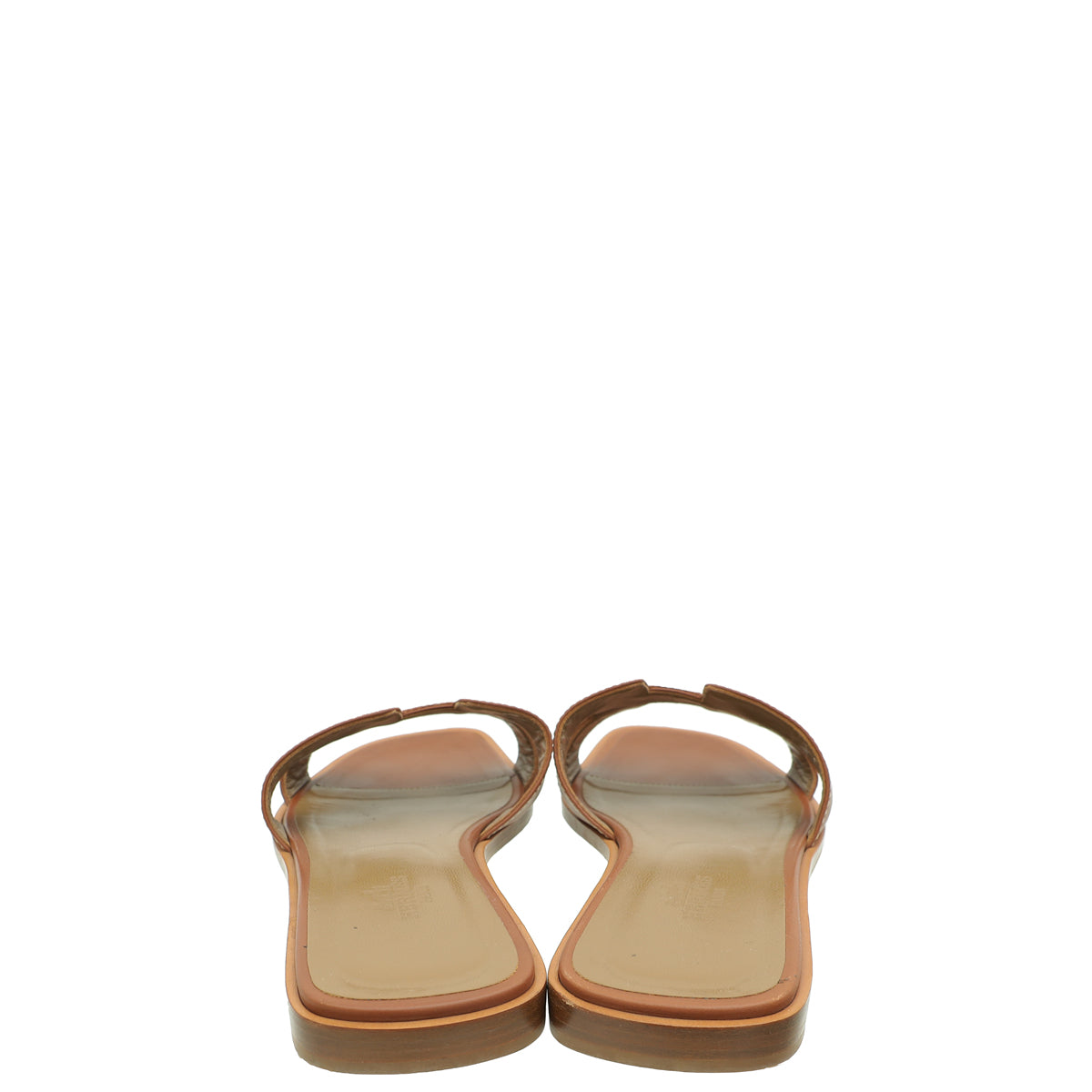 Hermes Gold Oran Sandal 37.5